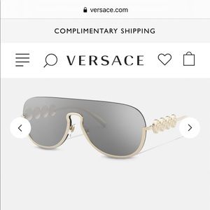 Versace medusa visor sunglasses